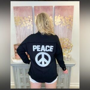 DAVI & DANI Peace Shacket